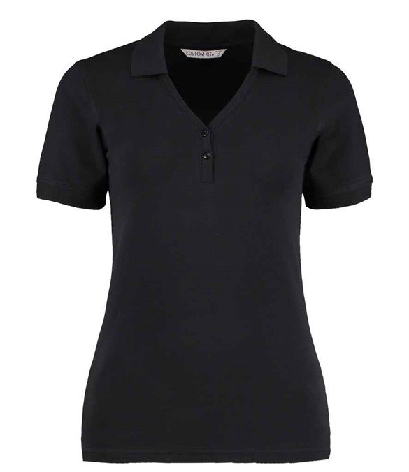 Kustom Kit Sophia Comfortec&#174; V Neck Polo Shirt