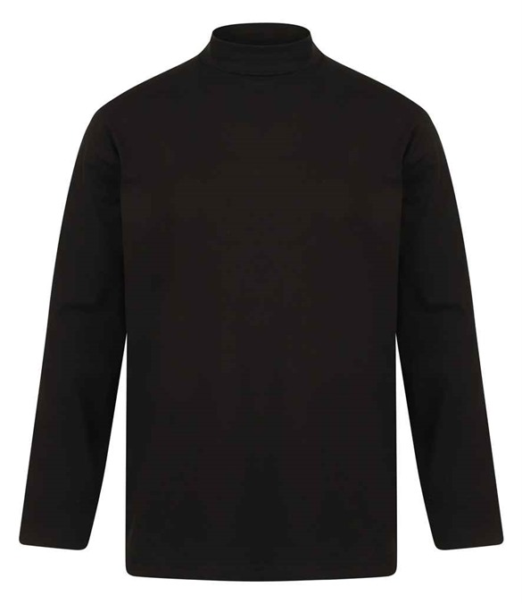 Henbury Long Sleeve Roll Neck Top
