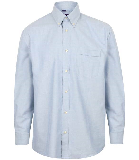 Henbury Long Sleeve Classic Oxford Shirt