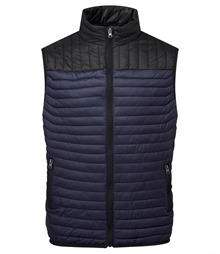 Domain two-tone gilet