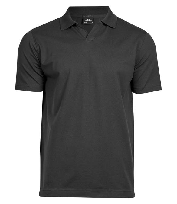 Tee Jays Luxury Stretch V Neck Polo Shirt