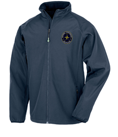 NCl North Wales- Softshell Jacket With Logo on Front Left Chest