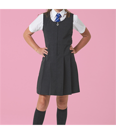 Grey Girls Pinafore Dress Age 5-6