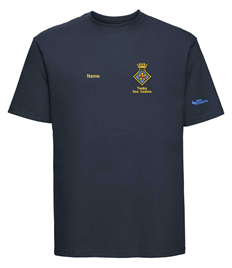 Tenby Sea Cadets Embroidered T shirt With Name (Adult)